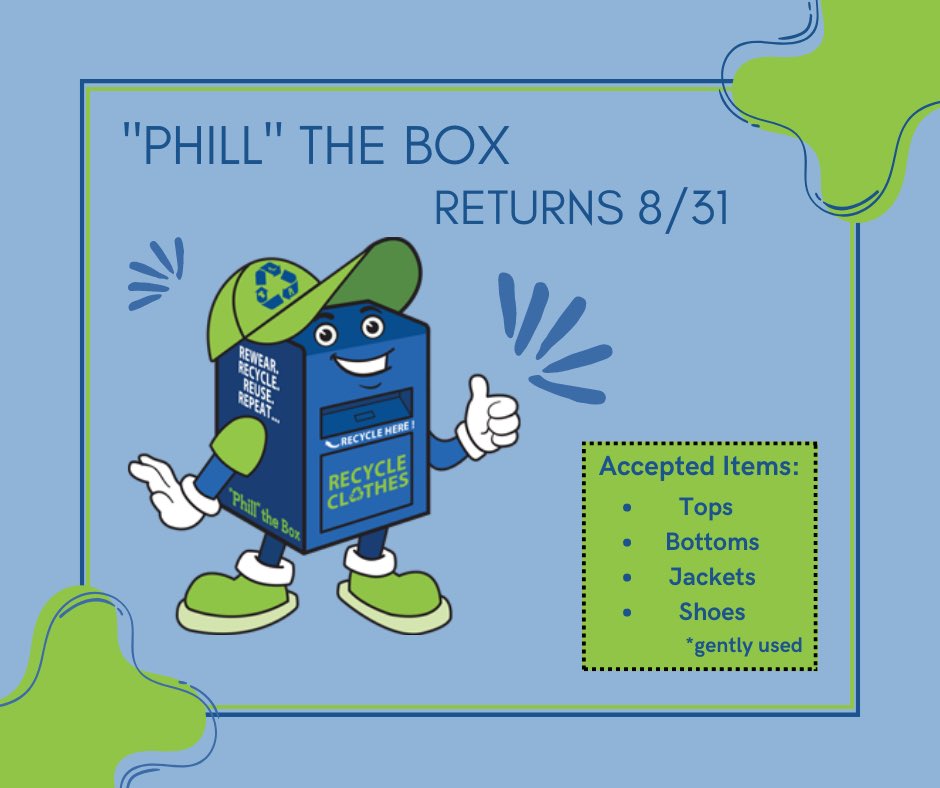 It’s almost closet clean out season! Bring your stuff to Haude! Money raised goes to our school!