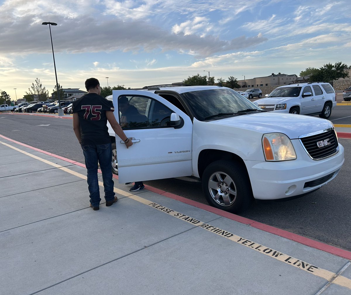 Aztecs Football and <a href="/Cheer_ELDO/">El Dorado Cheer</a> Having a Great Morning at <a href="/CJordan_ES/">Proud Principal Pidone</a>! <a href="/EDAztecs_HS/">Venessa Betancourt</a> <a href="/SocorroISD/">Socorro ISD</a>