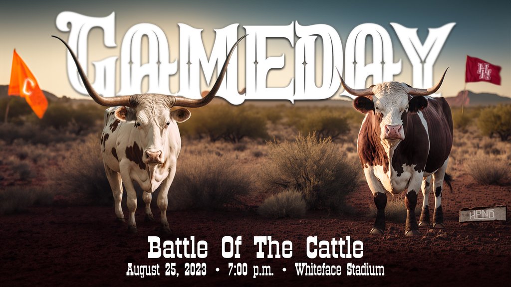 HerefordISD's tweet photo. 🏈GAMEDAY!🏈
Herd Football
🆚: Caprock
🕡: 7:00 pm
🎥: https://t.co/oD3y7W6FYJ
🏟: Whiteface Stadium
📻: KPAN AM/FM Radio 106.3 
 #GoHerd | HPND
 
Senior Night! https://t.co/SMGy6rFznp