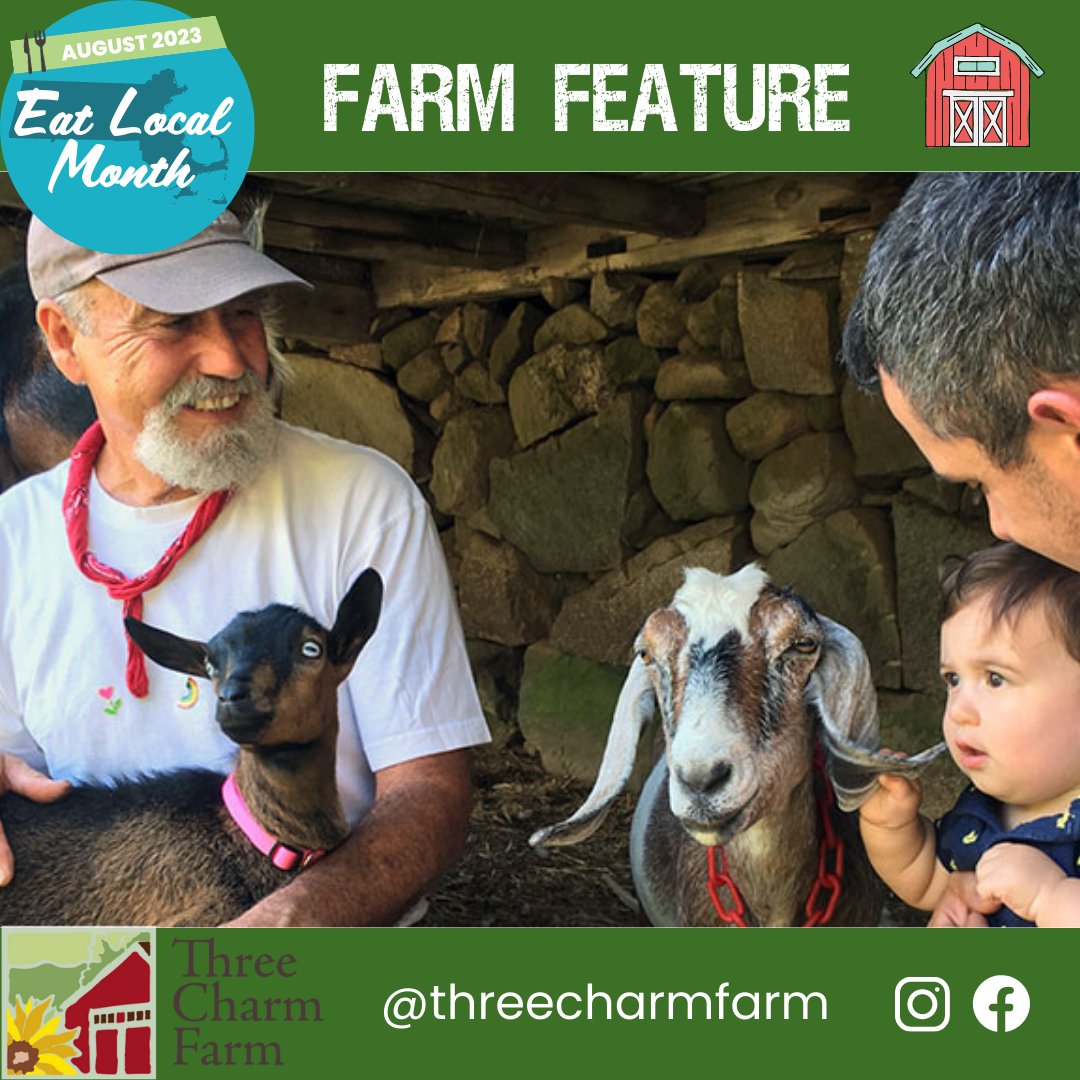 bostonlocalfood's tweet image. 🐐🧀🐑Three Charm Farm uses the milk from their sheep and goats to craft their delicious cheese. They even have a cheese CSA! Wow! Visit their page for more info (and pictures of their adorable animals) #eatlocalma #eatlocalmonth #localgreenfair