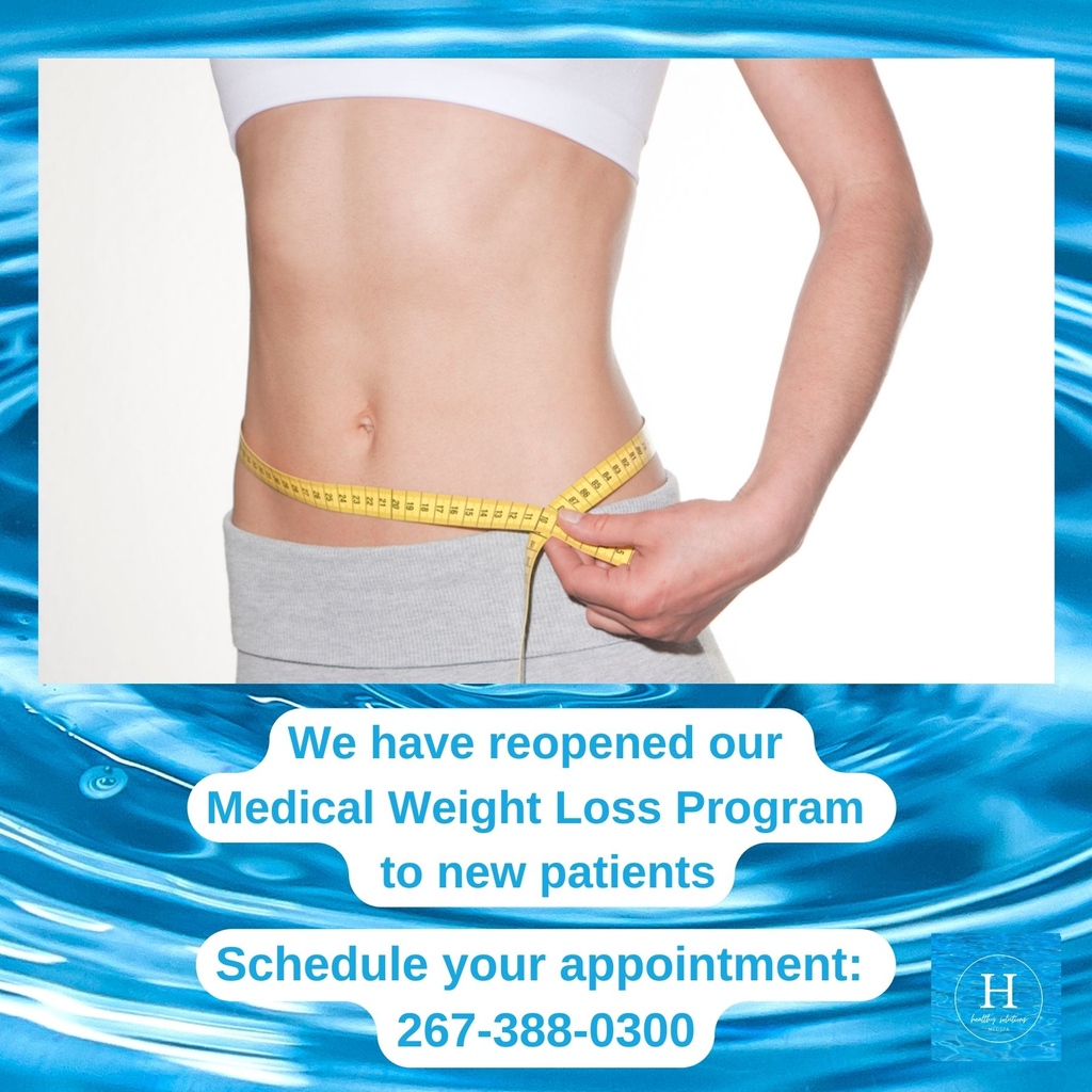 HlthySolMedSpa's tweet image. Have you heard the news? 🎉⁠
⁠
We are opening our Weight Loss Program up to new patients! 🥳⁠
⁠
Book your appointment and find out more information by giving the office a call at 267-388-0300.