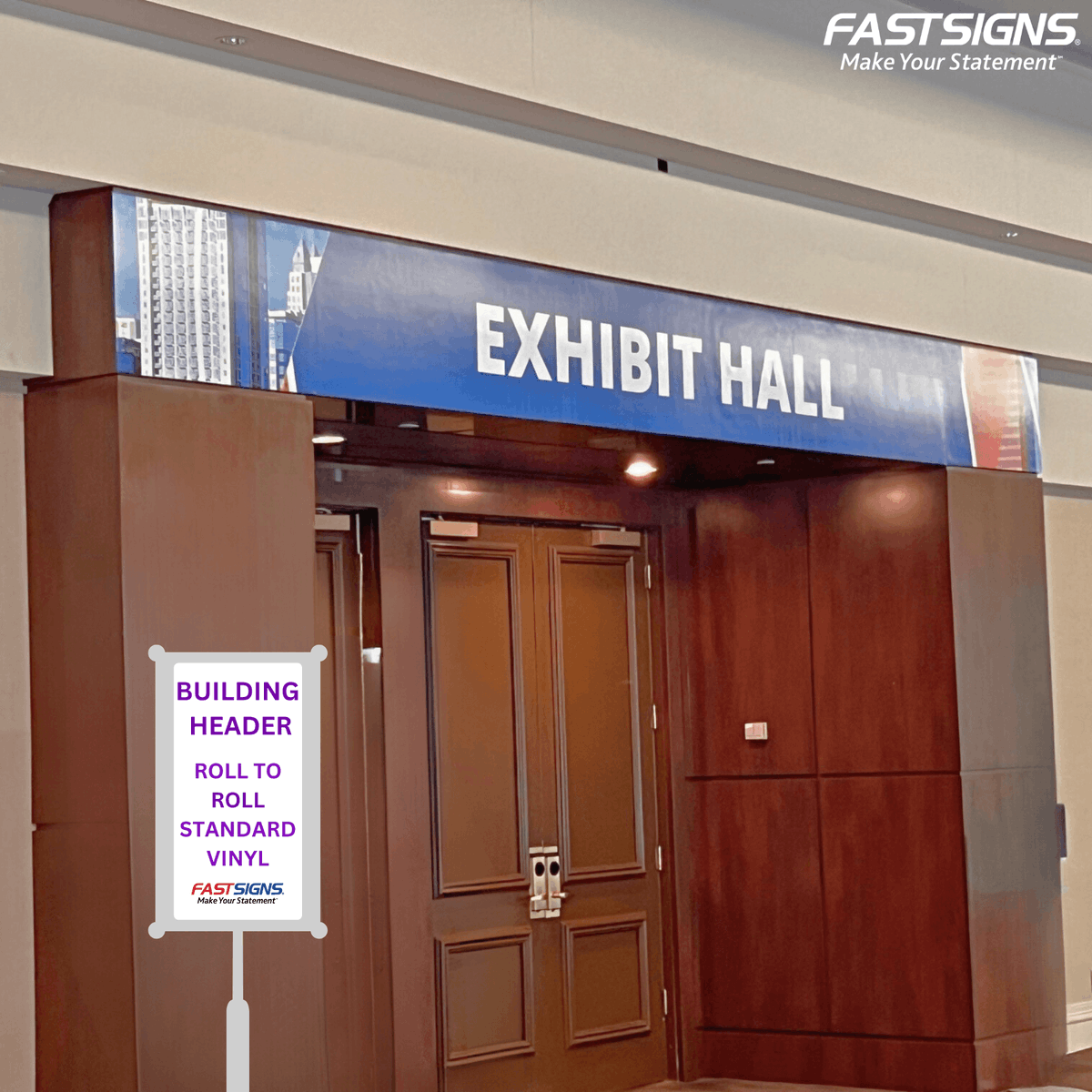 FastsignsOrland's tweet image. Over here, over here 🙋 Make sure to get your building header signs with us!  #fastsignsorlandocentral #buildingheadersings #directionalsignage #customsigns