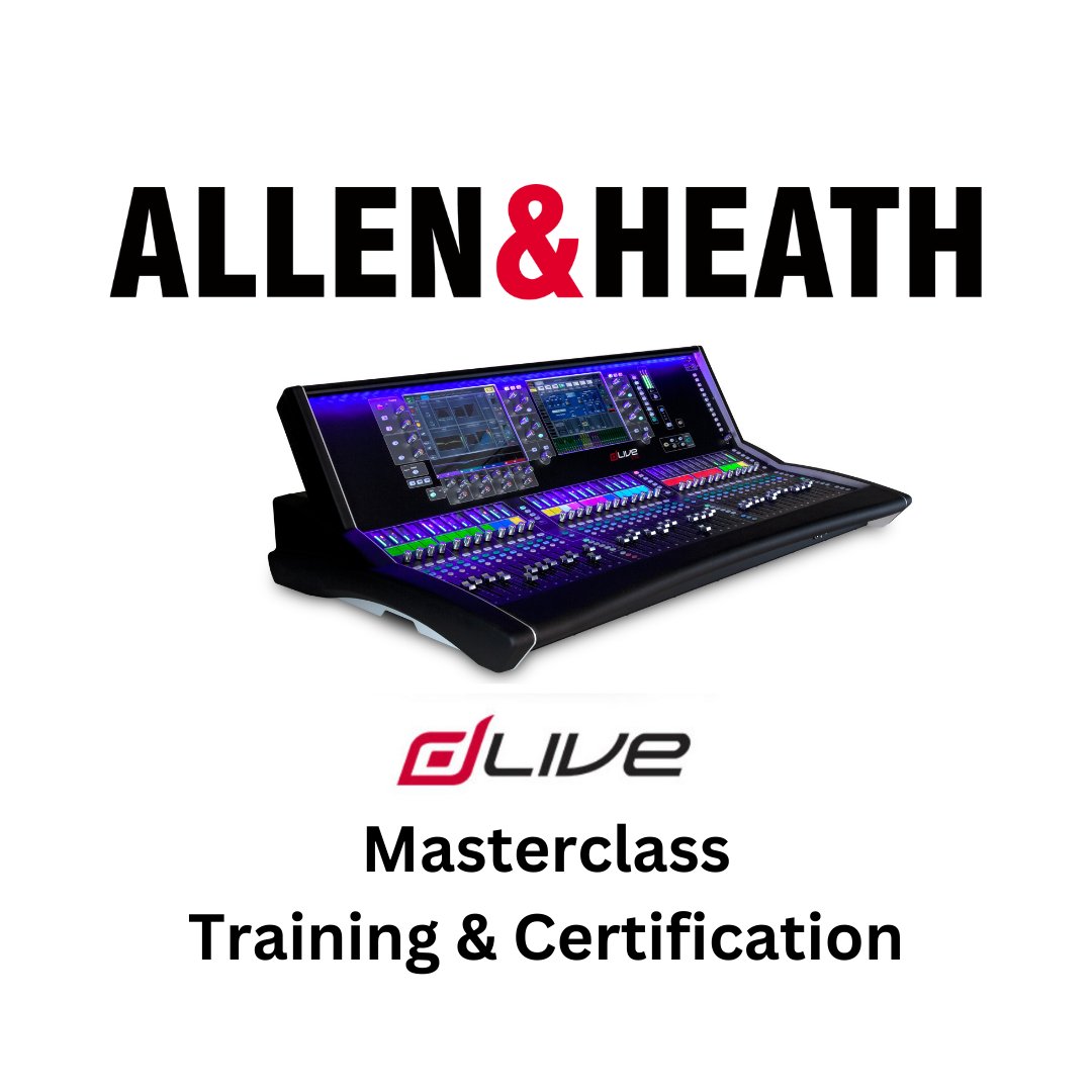 We will host Allen & Heath dLive Masterclass training sessions on 10/5 & 10/6 at our facility in Eden Prairie, MN. Seating is limited, email Joe@excellencemarketing.com to request a seat. #dLive #allendandheathmasterclass #digitalmixing #audioengineers #wepowerperformance