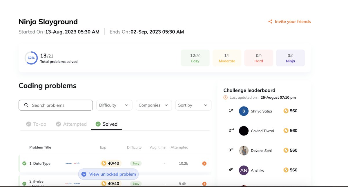 Ritik (@ritik7026963294) on Twitter photo Day13 of Coding challenge🔥 #NinjaSlayground #CodingNinjasStudio
<a href="/CodingNinjasOff/">Coding Ninjas</a>
<a href="/drinkslaycoffee/">SLAY Coffee</a> Day13 of Coding challenge🔥 #NinjaSlayground #CodingNinjasStudio
<a href="/CodingNinjasOff/">Coding Ninjas</a>
<a href="/drinkslaycoffee/">SLAY Coffee</a>