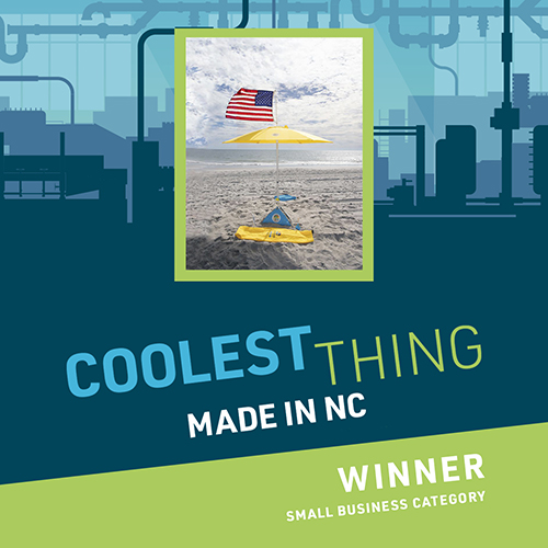 NCChamber's tweet image. Flashback Friday to last year&apos;s winners of the #CoolestThingMadeinNC: @CaterpillarInc  and @TheBeachBUB. Have you voted for your favorite 2023 nominee today? coolestthingmadeinnc.com