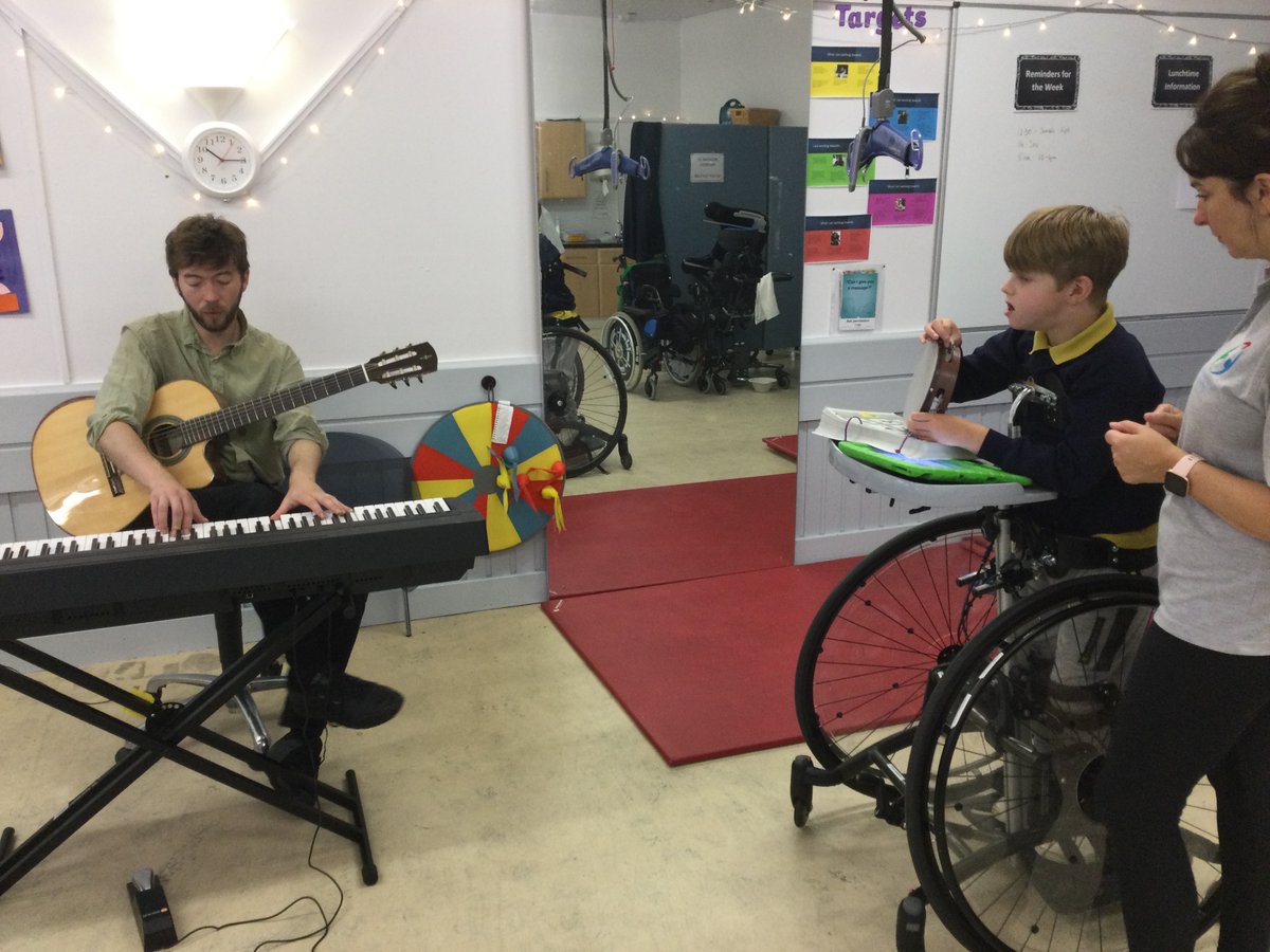 Craighalbert's tweet photo. Our music therapy sessions with @nordoffrobbins offer ways for the children to be expressive, develop their communication skills, encourage creative play and increase self-awareness while making great music.

#Music #Communication #Expersion #School https://t.co/T2zgt9LV9p