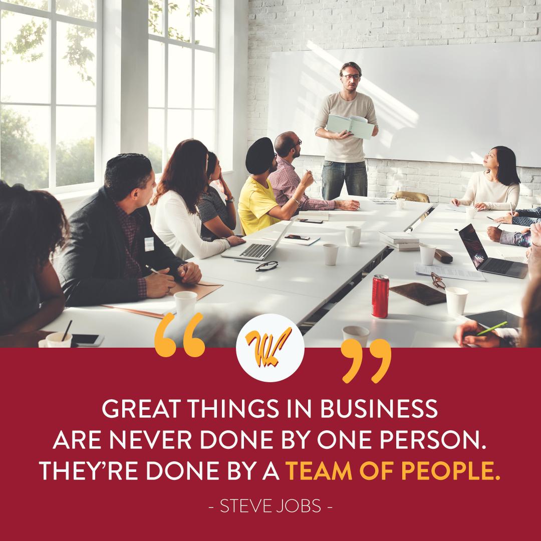 Whether it's working with our own team to serve our clients better, or working with our clients to turn their ideas into reality, teamwork is vital to success! 

#teamwork #GoGlobalStayLocal #teamwork