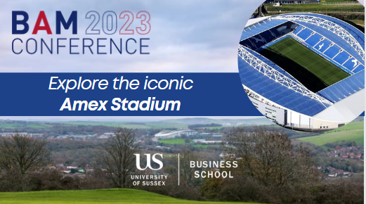 Did you know Amex Stadium uses green electricity as part of its commitment to carbon offsetting? Delegates joining us for #BAM2023 Conference on 'Disruptive Sustainability' can learn more about this iconic sports venue & its #sustainability approach bit.ly/3riz0Cm