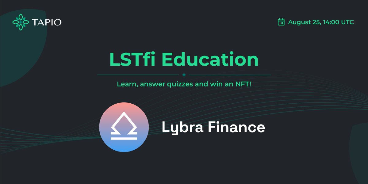 TapioFinance's tweet photo. As our community grows, we want to highlight other protocols within LSTfi, some just starting their journey, and those absolutely killing it.

First project on the list falls into the latter category: @lybrafinanceLSD!🚀

Let's learn more about Lybra and the educational NFT!👇 https://t.co/7KCfXr66JS