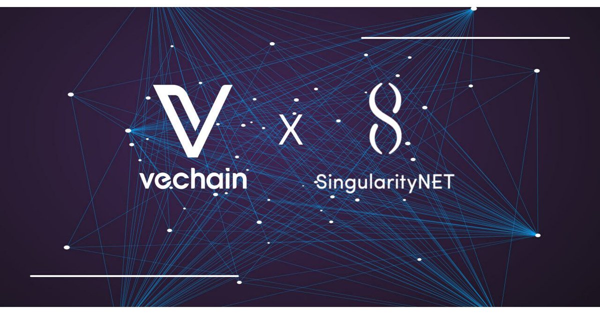 CheekyCrypto's tweet photo. #VeChain + #SingularityNET Partnership!

More Info:
https://t.co/mJ42B4Wp9m https://t.co/TRnHsbsh6e