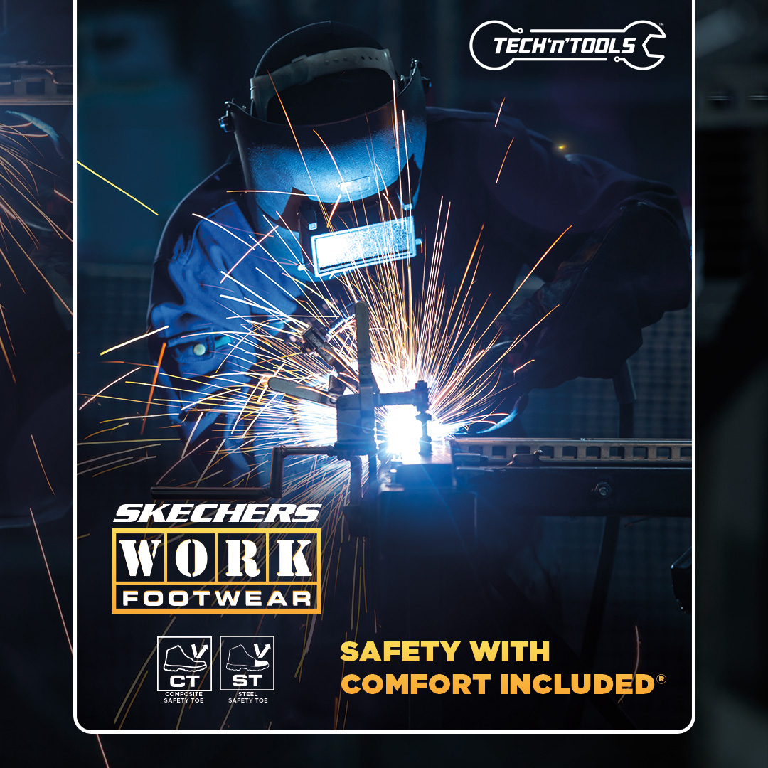 Skechers  Work's industry-tested and -approved slip-resistant and safety toe shoes and boots offer protection and comfort unlike any other.

Shop our range of industry tested and approved safety shoes from Skechers Work Footwear.

techntools.ie/products/workw…

#forthetechnician #tnt