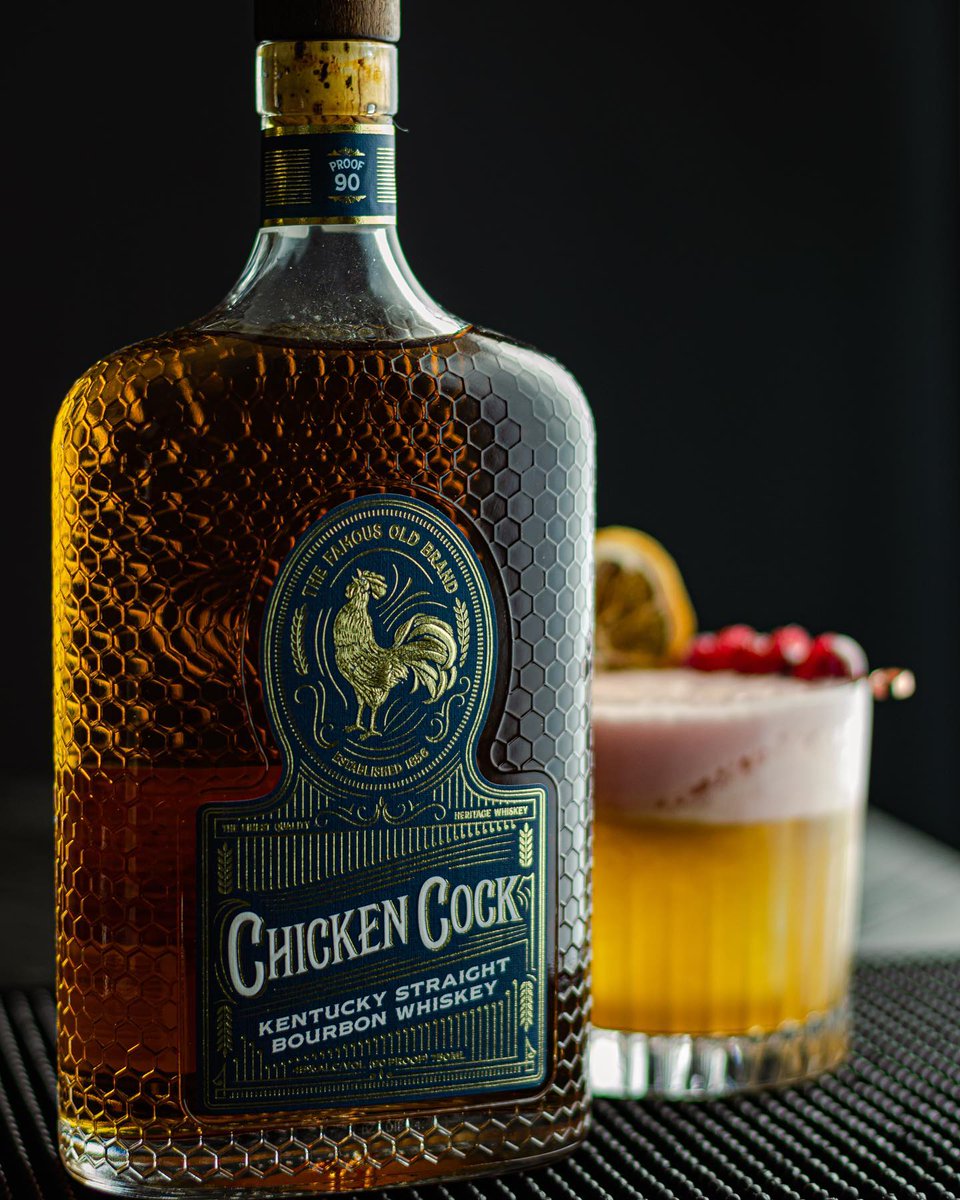 ChickenCockWsky's tweet photo. For the mixologist and at-home bartenders out there, happy #NationalWhiskeySourDay. 
For the simple whiskey drinkers, we hope you're celebrating every day #ChickenCockWhiskey https://t.co/Gz4HZI3W51