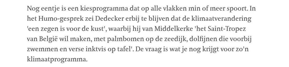 ManuelSintubin's tweet photo. Wees niet verwonderd dat dit 'klimaatprogramma' van #JMDD waarschijnlijk meer Vlamingen aanspreekt dan welk klimaatprogramma ook van @groen ... 🤷♂️ #vk2024 @tijd https://t.co/fKLvm7F2Aa