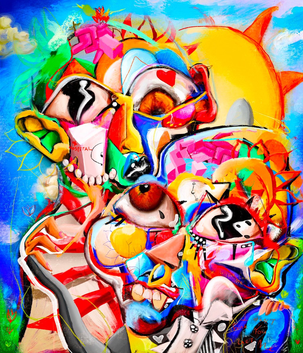 This eye trait is from an artwork i made when i was 17 called “My Mothers Last Wish”

The process of designing traits for Fewos has been a realll journey because it’s taken me through all of my old art🎨🖌️

I love it because it brings paint strokes, depth &amp; gooeyness into fewos❤️
