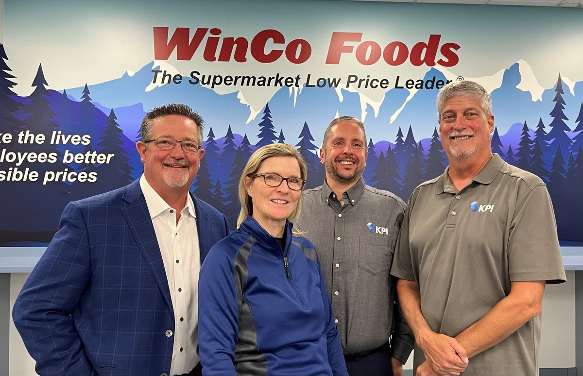 KPI_solutions_'s tweet image. Thanks to @WinCoFoods for hosting our team on a walkthrough of their cold storage facility in Boise, Idaho so we could showcase some of the work we’ve done in helping them achieve operational excellence for a future video!