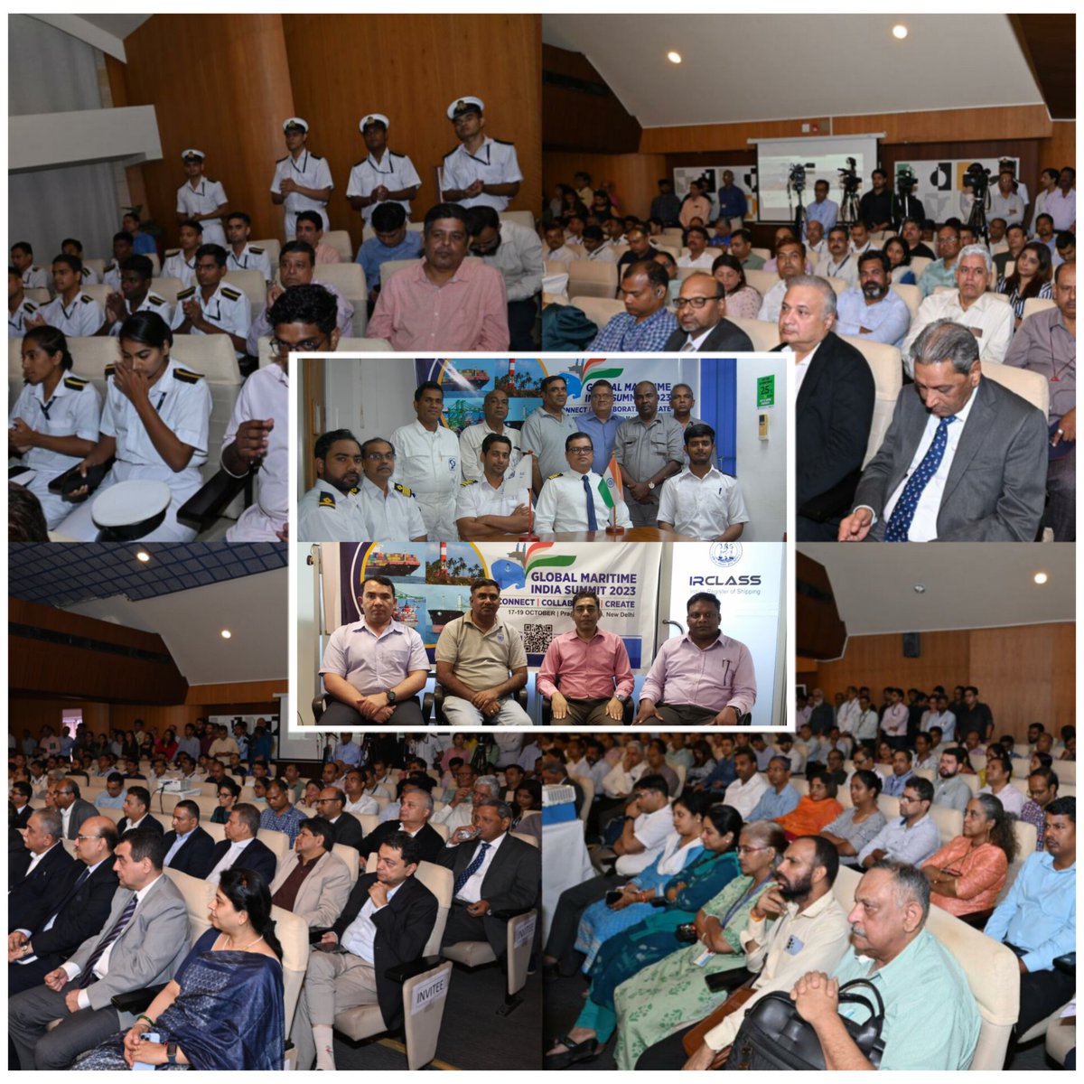 shippingcorp's tweet photo. DGS &amp; SCI conducted a successful Roadshow for #GMIS2023 in virtual presence of @shripadynaik Hon'ble Minister of State @shipmin_india with 2500+ key stakeholders (Shipowners, Shipyards, Ports/Terminals, Agents &amp; other Partners) &amp; 36 Ships across 10 countries connected phygitally. https://t.co/z4sMLTExWJ