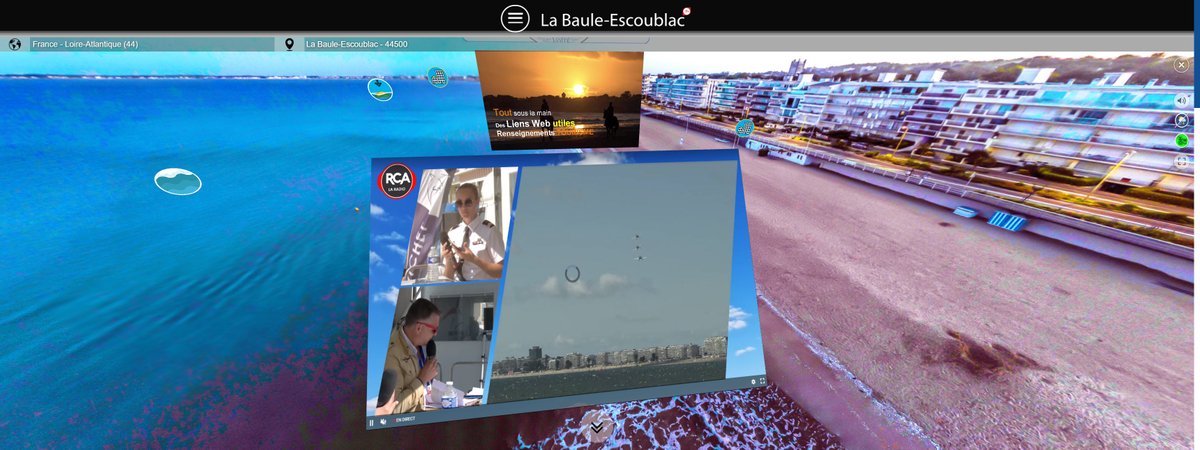 New3S's tweet photo. En direct sur https://t.co/INvYtIYBm7
#meeting #aerien #pornichet #labaule360 
#patrouilledefrance https://t.co/ZCSoGroAyZ