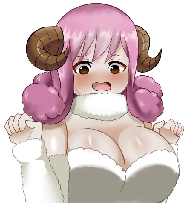 アリエスちゃん修正しました。ついでに胸も大きくしておきました 