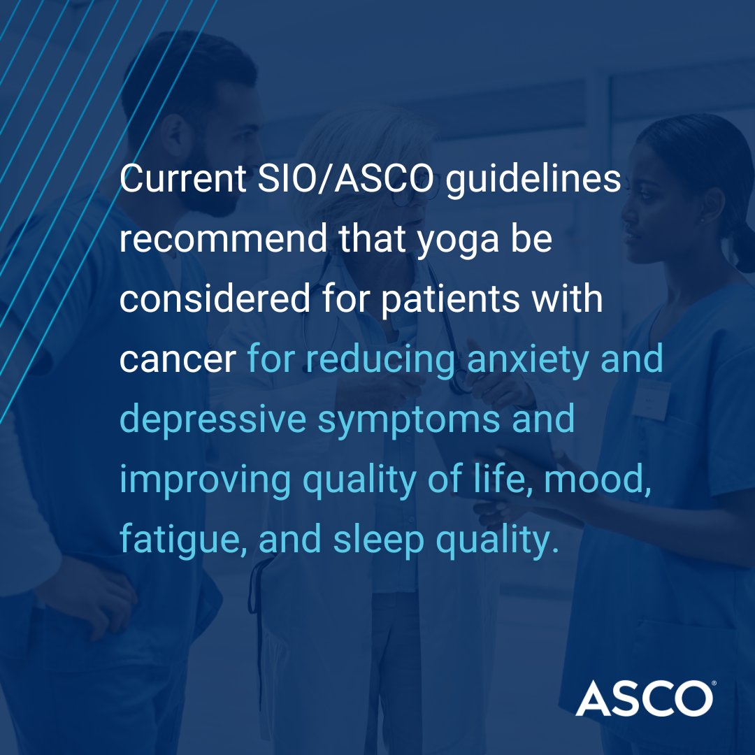 .@DrLCohen & @DrRamondetta of @mdandersonnews unpack the role of yoga therapy in #oncology care & discuss clinical practice guidelines that support the use of yoga practices to help pts manage fatigue & nausea & improve #QoL: brnw.ch/21wBZsm #SuppOnc @Integrativeonc