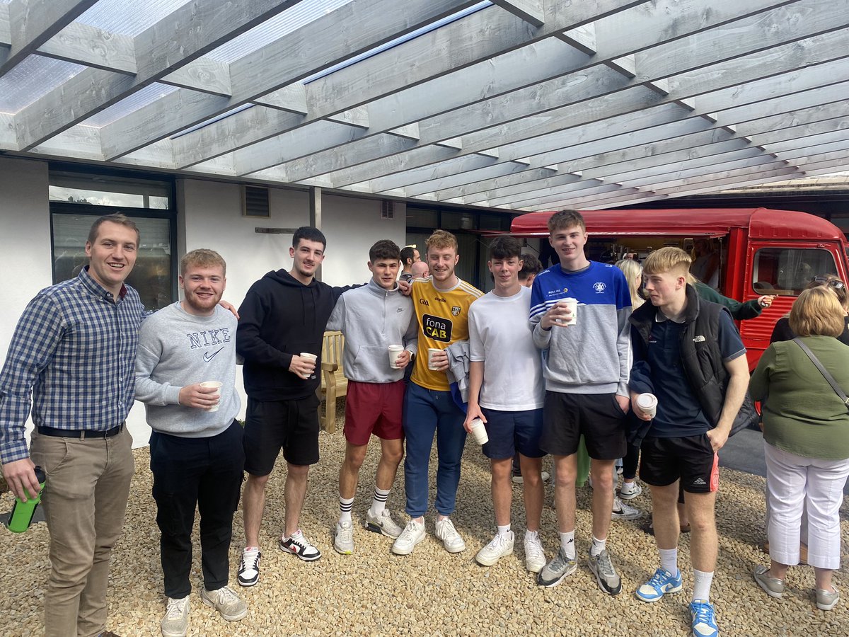 KinsaleComSch's tweet photo. Today our Leaving Cert 2023 students are celebrating their outstanding results. We were delighted to welcome them this morning for a chat &amp; coffee. Best wishes to all in the future. Thank you to the amazing staff for their work with the students over the past 6 years. #proud https://t.co/SxOMvynBFE