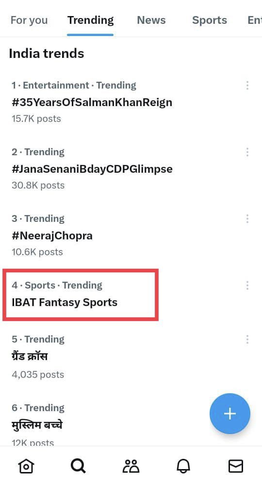 The launch of IBAT Fantasy Sports aka IBAT Premier League is just around the corner and things are getting heated up. We are trending #4 right now. Thanks for your great support everyone. Keep spreading the words out!