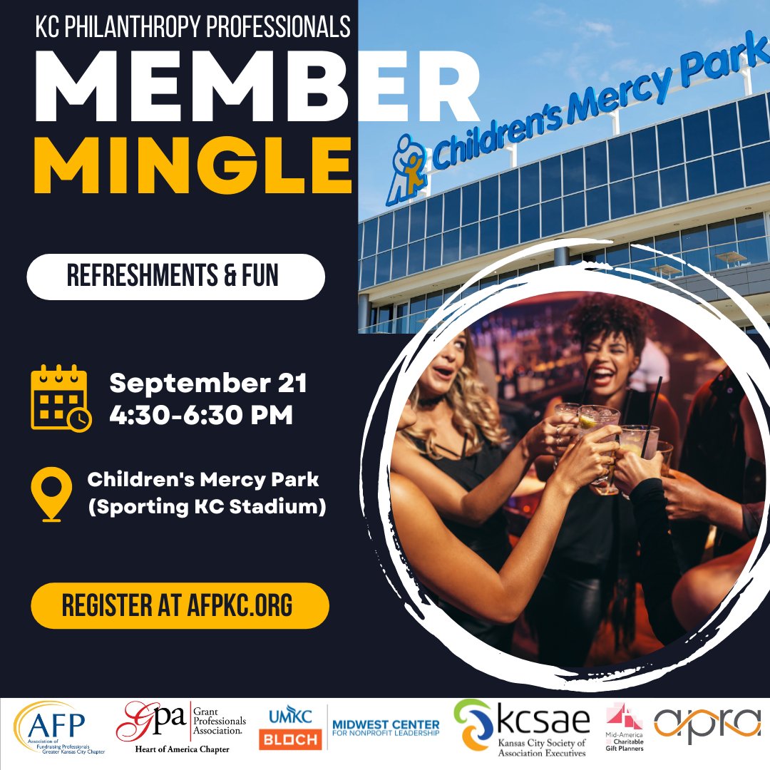There’s no cost to attend, but there is a cap of 150 for the event. If you want in, better get in quick! Really fun chance to spread your networking wings in #kansascity!

#community #associations #philanthropy #philanthropymatters