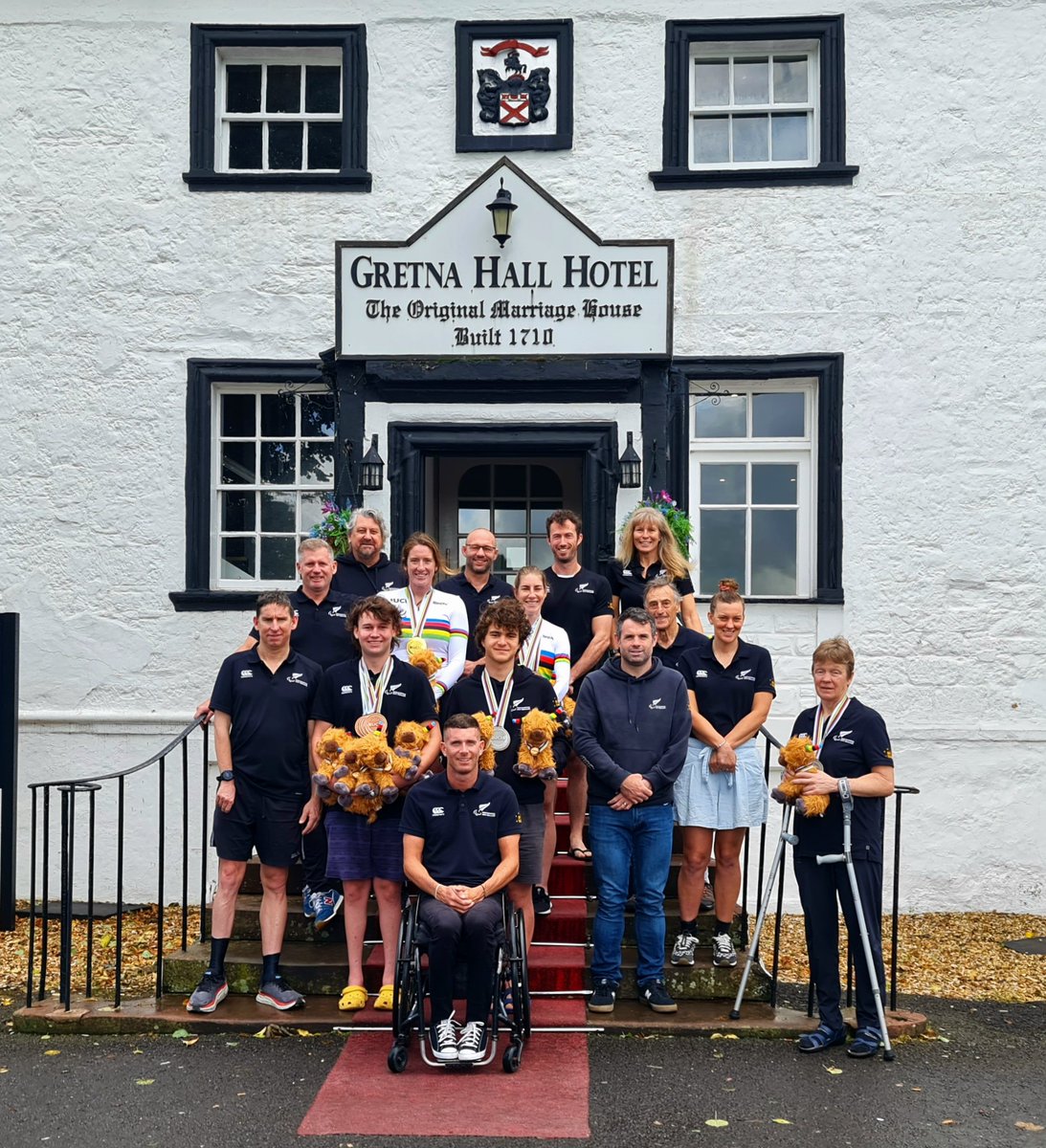 We were delighted to host the New Zealand Paralympic team at Gretna Hall earlier this month. We are truly honoured they came to compete in Scotland and chose to stay with us.
