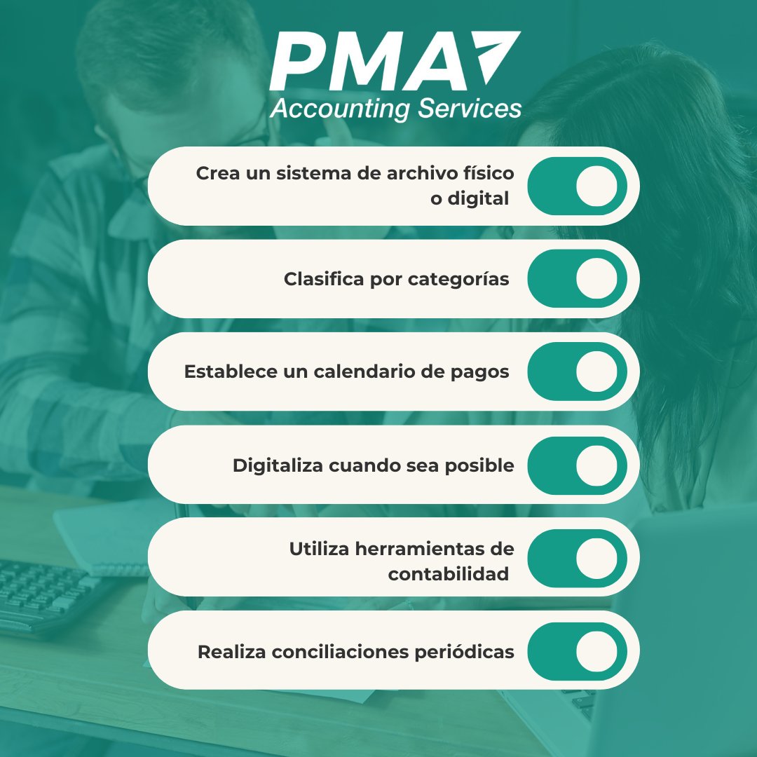 PmaAccounting's tweet photo. Mantener los soportes contables organizados es importante para la buena gestión
contable de tu empresa✅
.
.
.
#accounting #taxes #usa #empresa https://t.co/T9Ilv3V60O