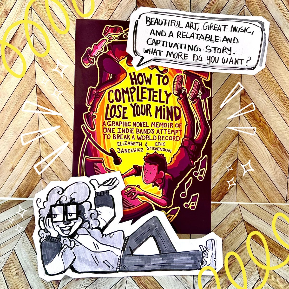 I am an advanced reader for How to Completely Lose Your Mind! This memoir is both fun and heartfelt and gave me hope for humanity again. 

Read all the reviews on goodreads (including mine!) and consider preordering! You won’t regret it! (Link below!)

#graphicnovel #BookReview