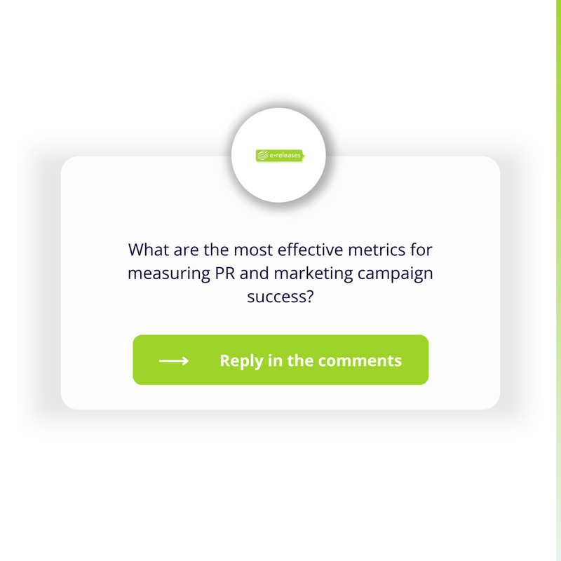 ereleases's tweet image. What do you think are the most effective metrics to measure the success of PR and marketing campaigns? 📊

Share your thoughts and experiences in the comments below! 👇

#PRmetrics #marketingmetrics #KPIs #digitalmarketing #ROI #success #datadriven #strategies