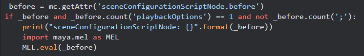 jjbrambles's tweet photo. This version is better:
- avoids simple malicious code vector
- native maya commands https://t.co/bWpk2e9lCW