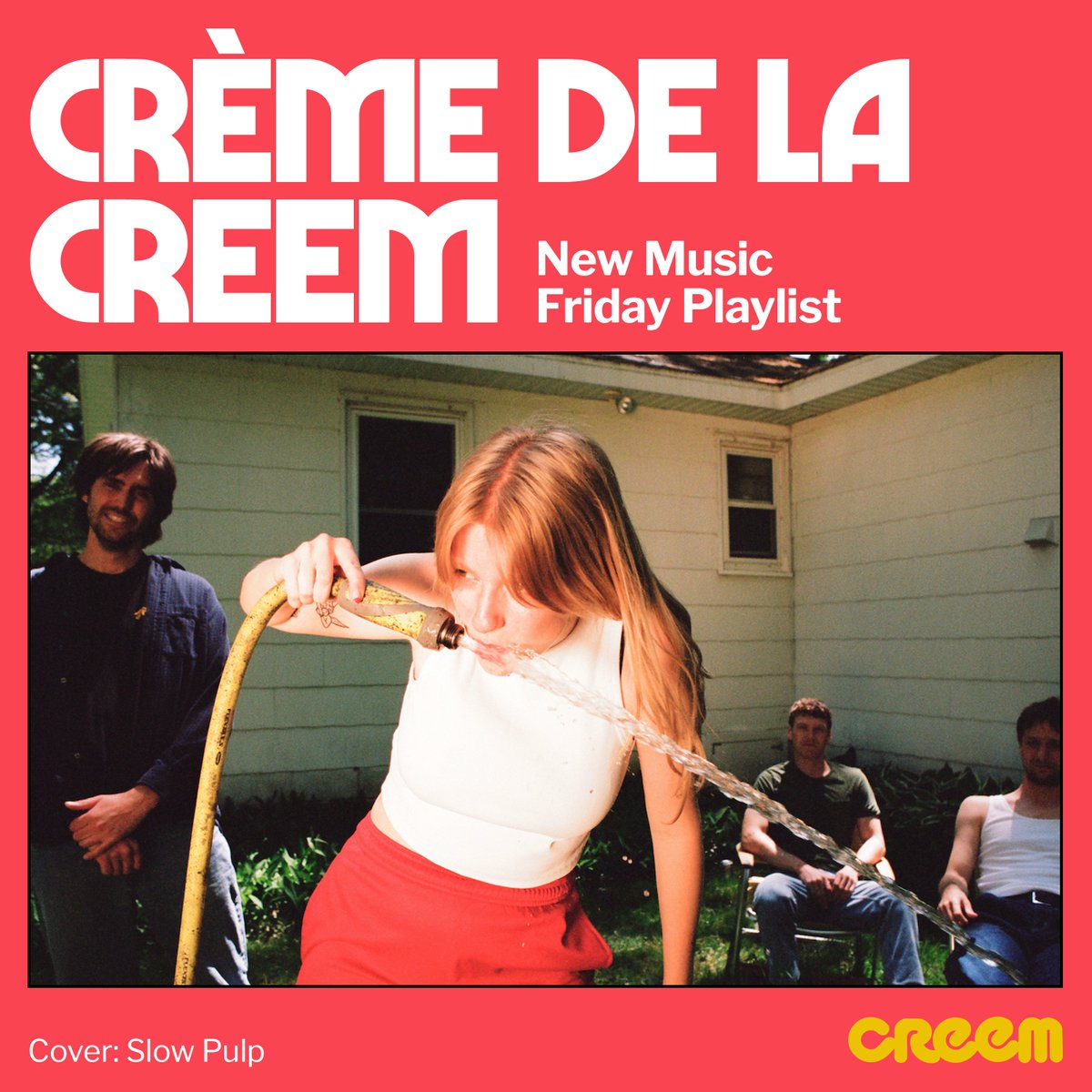 Hosing you down with CRÈME DE LA CREEM, this week feat. <a href="/slowpulpband/">Slow Pulp</a> <a href="/TheNational/">The National</a> <a href="/thegamblers/">Riverboat Gamblers</a> @pilemusic + MORE

open.spotify.com/playlist/1UnK4…