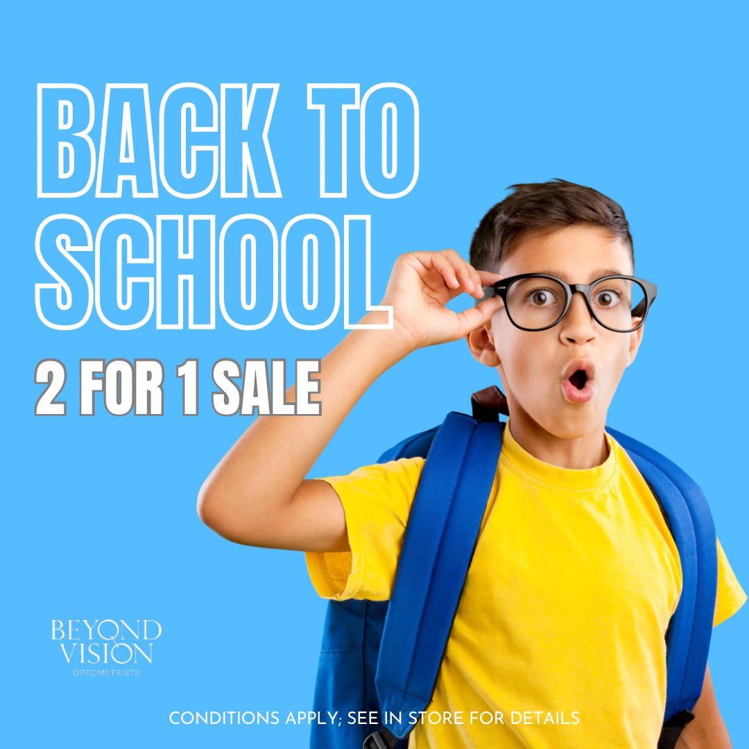 Beyond_Vision_'s tweet image. #BackToSchool is right around the corner, and so are we! 🍎 We have five locations in #yeg and #leduc to make it easy to join us for our annual sale.

Book an appointment at the link in our bio, then come pick out two pairs for the price of one on select frames and lenses! 👓🕶️