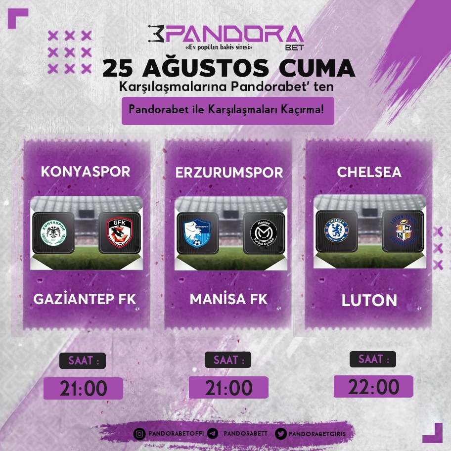 🆘 PANDORABET İLE HAFTA SONU HEYCANI
       
💸 1000 TL YATIRIMA 300 TL NAKİT BİZDEN + 50 FREESPIN/FREEBET    

 💸 500 TL YATIRIMA 150 TL NAKİT BİZDEN + 50 FREESPIN/FREEBET  

🎁  YATIRIMINIZDAN HEMEN SONRA CANLI YARDIMA BAĞLANARAK TALEP EDEBİLİRSİNİZ