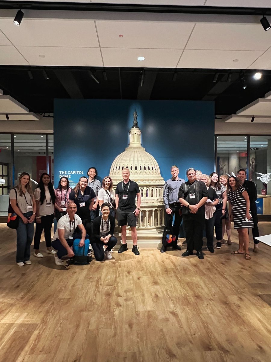 What a great way to kick off #SEGD50. Here is our Alexa Latowiec at the Capitol learning how Gallagher Design brought a new feel to the exhibition hall through a combination of colour choices, more accessible learning environments, and interactive displays.

#graphicdesign