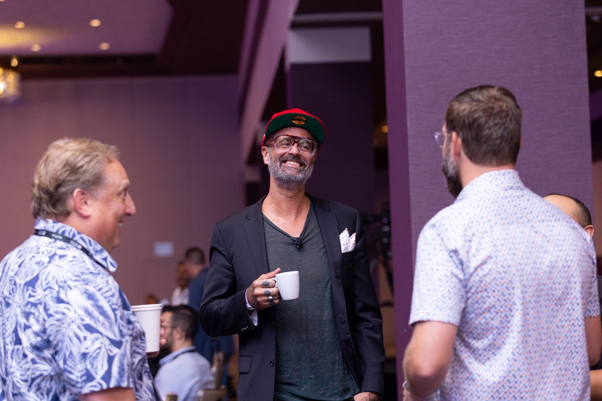 🎤 Mic drop keynote from <a href="/metzben/">Benjamin Metz</a> of <a href="/JH_Fintech/">Jack Henry</a>. 

🙏 Thank you for bringing the knowledge (and style!) to this year's #fintechdevcon. 

Maybe we should've called it the Metz Gala?