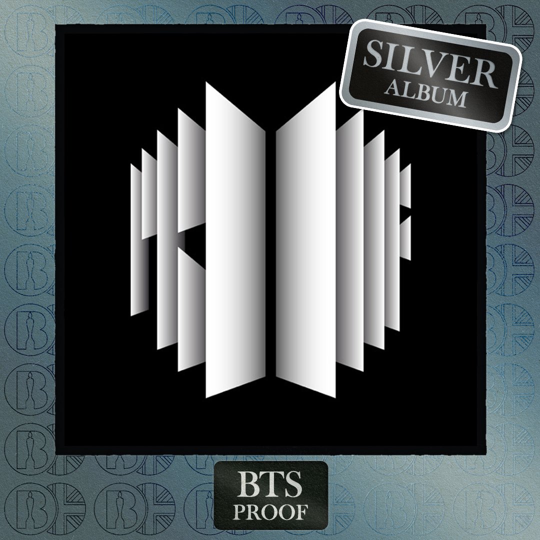 charts_k's tweet photo. .@BTS_twt's "Proof" has been certified Silver in the UK! 💿🇬🇧 https://t.co/Tv70fbv4v3