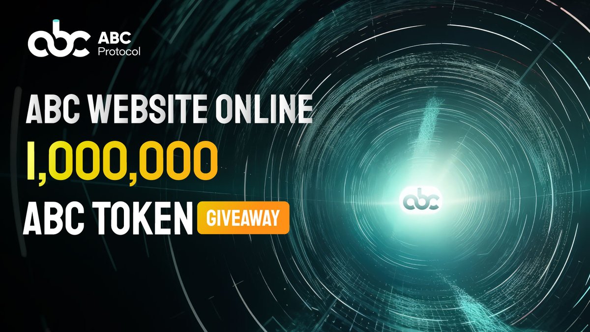 aiblockchaincan's tweet photo. 🎉 Exciting News! The ABC Protocol Website is now LIVE!

📎https://t.co/aZ1ZffUb2u

🔥 To celebrate, we're giving away 1,000,000 ABC tokens to 1,000 lucky winners! 🏆

Here's how to participate: https://t.co/pnesDdnTJb https://t.co/bLucjOtMom