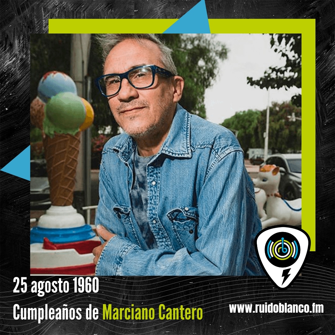 Un día como hoy en 1960 nace Marciano Cantero, una leyenda del rock en español 🎸⚡🤘

¿Con qué rola lo recordamos? 🔥🤍

#RuidosdeAniversario  #MarcianoCantero #EnanitosVerdes