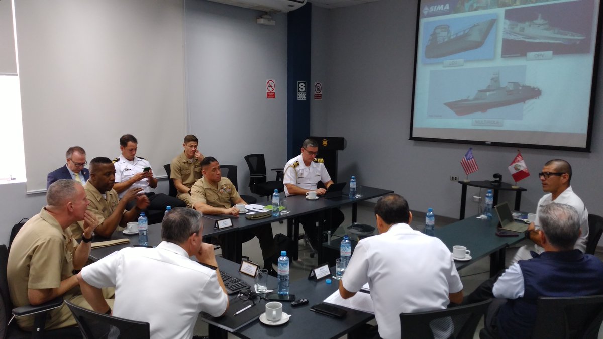 sima_peru's tweet image. DELEGACIÓN DE LA MARINA DE LOS ESTADOS UNIDOS NOS VISITA ⚓

#SIMAPerú #SIMAC #Callao #Visita