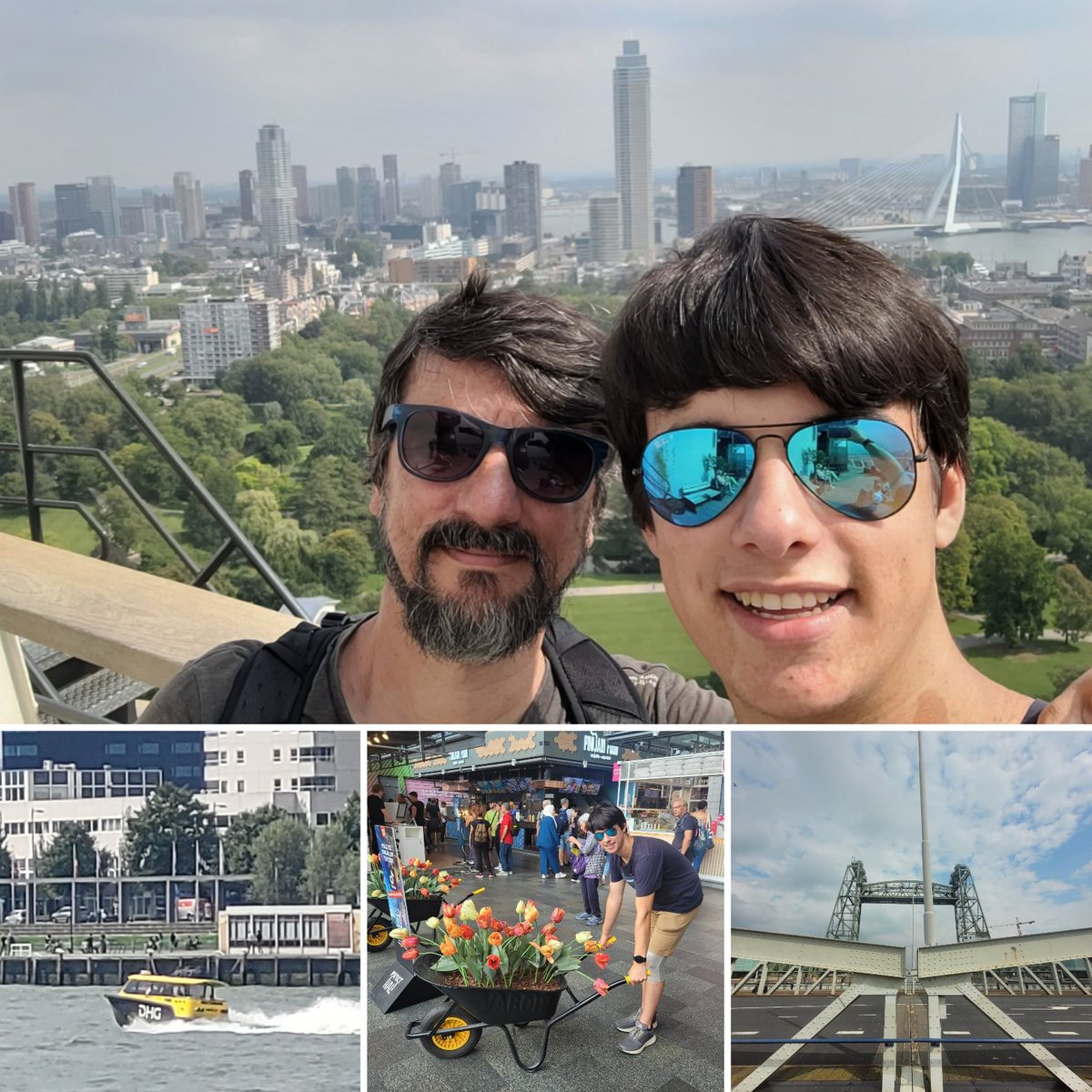 Ook de laatste dag #rotterdam was tof. Met o.a. een bezoekje aan <a href="/euromast010/">.</a> en de #maaskade en #dehefrotterdam .