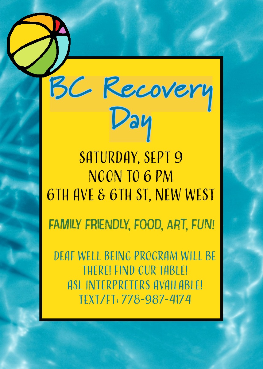 RecoveryDayVan's tweet image. thank you VCH Deaf Well-Being Program! #ASLinterpreter #RecoveryDay #inclusivity