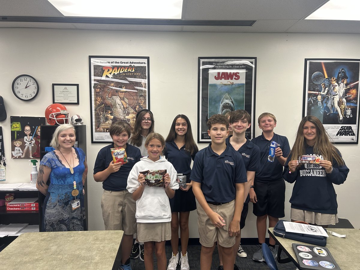 TBSjweb's tweet photo. The TBS JWeb team ready for a new year! #BackToSchool #bucs #benjaminschool #newschoolyear #jweb https://t.co/XOzoDth9Cg