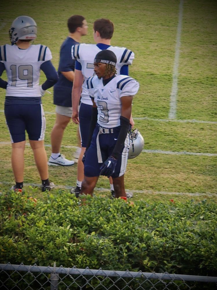 first home game tonight 💙 #seniornight