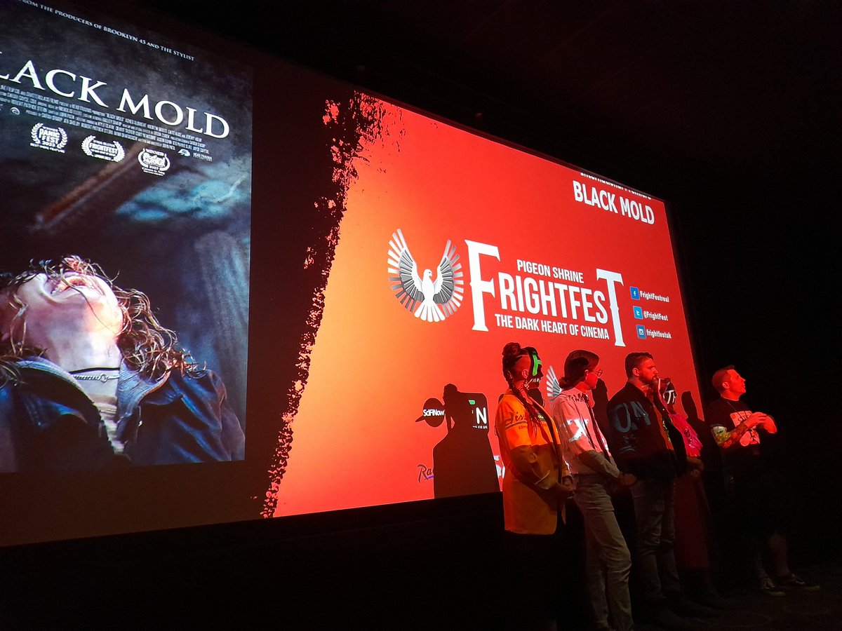 Atmospheric &amp; creepy, the hallucinogenic <a href="/BlackMoldFilm/">Black Mold</a> <a href="/FrightFest/">FrightFest</a> gets under your skin &amp; never let's go. What must have been a tough shoot was very seamlessly made.