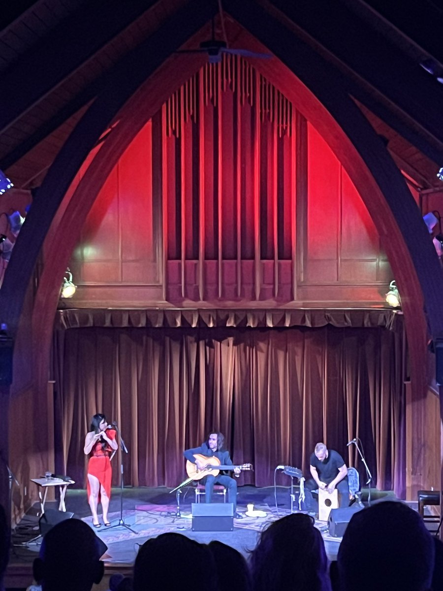 Lara Wong trio at St James, Vancouver last night.