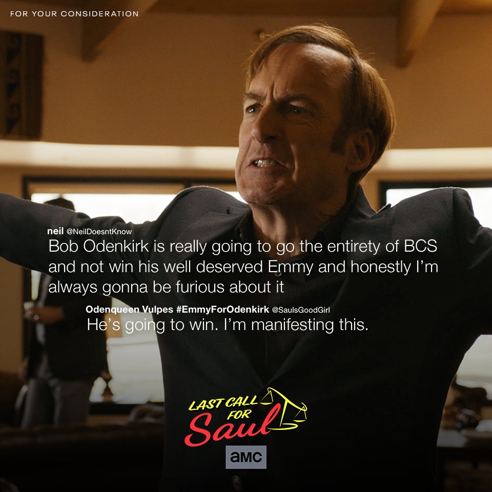 BetterCallSaul's tweet image. This is going to be our year. #FYC