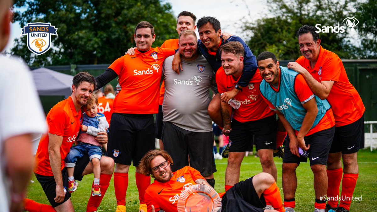 If your baby died, it's not easy to seek help. Sadly, many other men feel the same. #SandsUnited is a unique way for men to come together through a shared love of sport to talk about their grief, when they are ready 🧡💙 Find out more ➡️ sands.org.uk/sandsunited @SUFCAllTeams