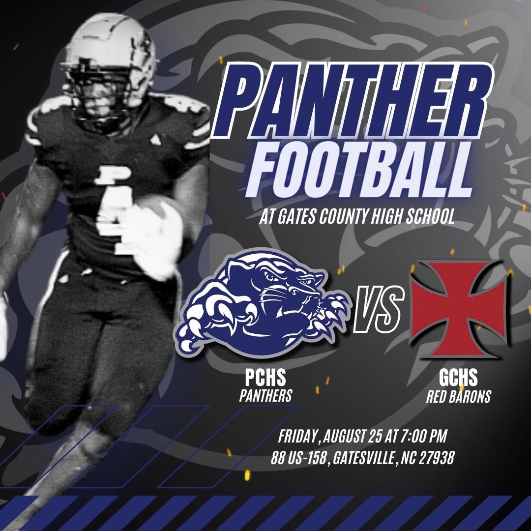 It’s Gameday Come Out and Support Your Panthers Today As We travel To Play Gates County, Kickoff <a href="/7pm/">Huong Le</a> 🐾