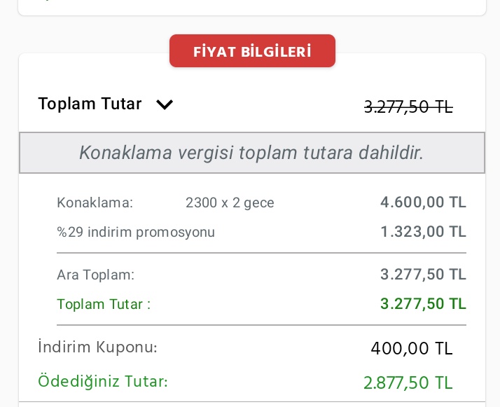 Biraz daha zorlasam otel bize odeme yapicak gibi
